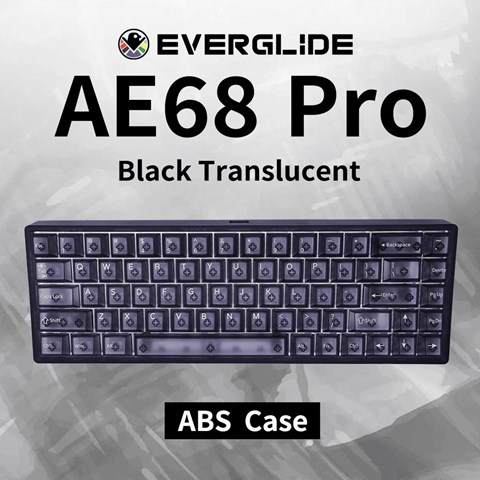 AE68 Pro Black Translucent ラピッドトリガーキーボード