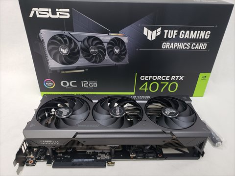 TUF-RTX4070-O12G-GAMING 各サイトで併売につき売切れのさいはご容赦願います。