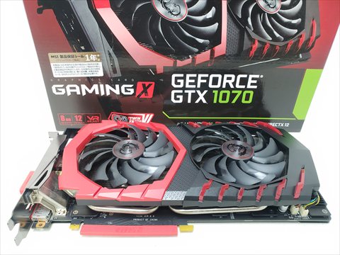 GeForce GTX 1070 GAMING X 8G 各サイトで併売につき売切れのさいはご容赦願います。
