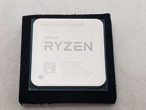 Ryzen 7 5800X3D バルク (8C/16T 3.4GHz(最大4.5) 105W、L3 Cache 96MB