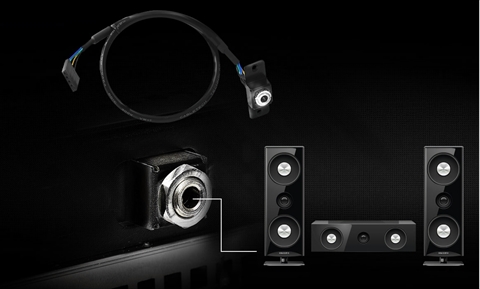 Rear Speaker out audio cable kit ☆2個まで￥250クリックポスト対応可能！