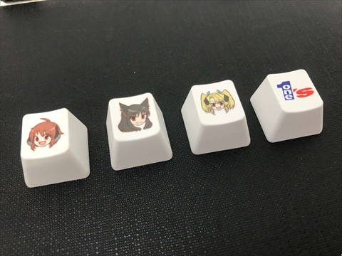 PCワンズオリジナルキーキャップ4種セット ☆6個まで￥250クリックポスト対応可能！