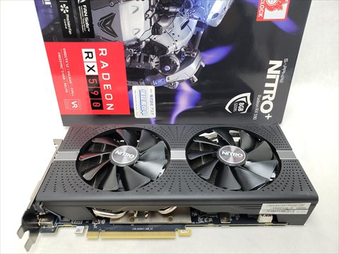 SAPPHIRE NITRO+ RADEON RX 590 8G GDDR5 (SA-RX590-8GD5N+OC/11289-05-20G) 各サイトで併売につき売切れのさいはご容赦願います。