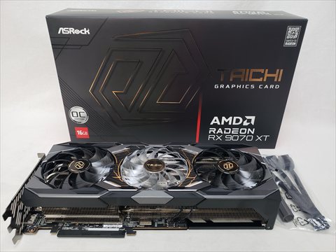 [保証確認] RX 9070 XT Taichi 16GB OC (RX9070XT TC 16GO) 各サイトで併売につき売切れのさいはご容赦願います。