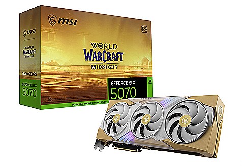 GeForce RTX 5070 12G World of Warcraft MIDNIGHT LIGHT EDITION OC