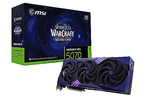 GeForce RTX 5070 12G World of Warcraft MIDNIGHT VOID EDITION OC