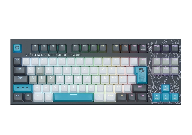 REALFORCE × 猫麦とろろ GX1 Plus Keyboard X1PCT1 ※予約受付期間：3月13日～27日