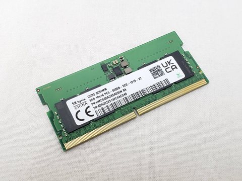 262Pin 5600(PC5-44800) 8GB DDR5 S.O.DIMM 各サイトで併売につき売切れのさいはご容赦願います。