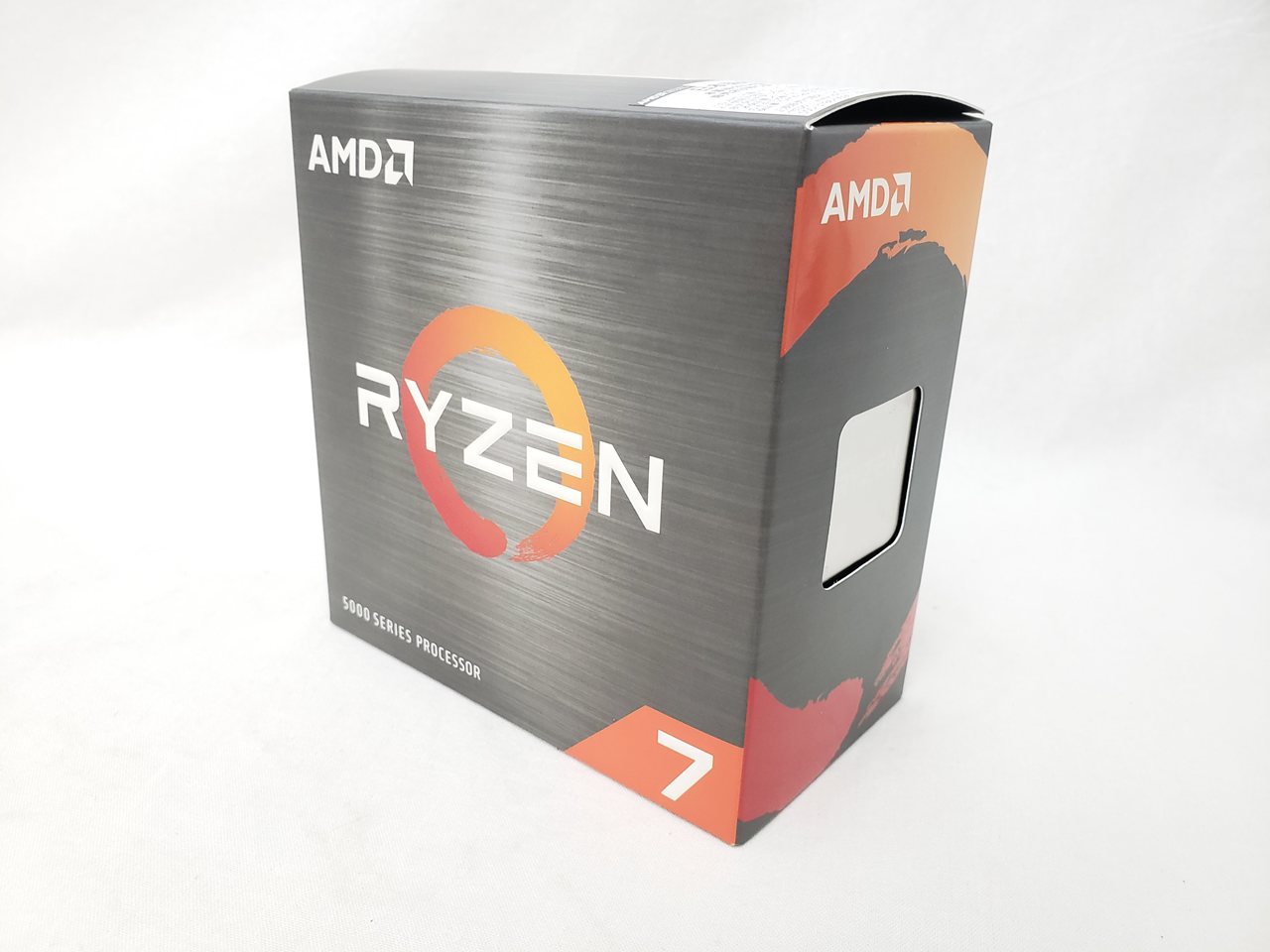 Ryzen 7 5700X W/O Cooler BOX (8C/16T、3.4GHz(最大4.6)、65W、L3
