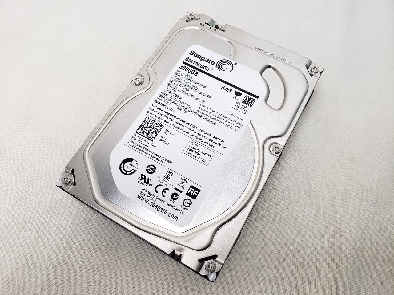 ST3000DM001 各サイトで併売につき売切れのさいはご容赦願います