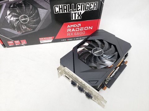 RX 6600 Challenger ITX 8GB (RX6600 CLI 8G) 各サイトで併売につき