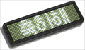 LEDバッジ ホワイト LED-Badge-WH LEDネームプレート 電子名札 充電式 全4色