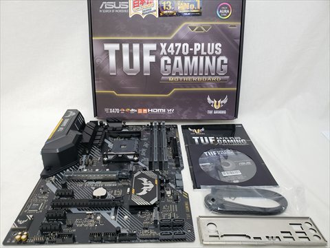 TUF X470-PLUS GAMING 各サイトで併売につき売切れのさいはご容赦願います。