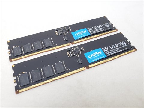 CT2K32G64C52CU5　※DDR5 CUDIMM 各サイトで併売につき売切れのさいはご容赦願います。