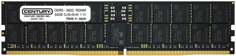 CB64G-D5RE560242 ※注！ 本製品はサーバー用のECC Registered DIMMです。一般のパソコンでは動作いたしません。