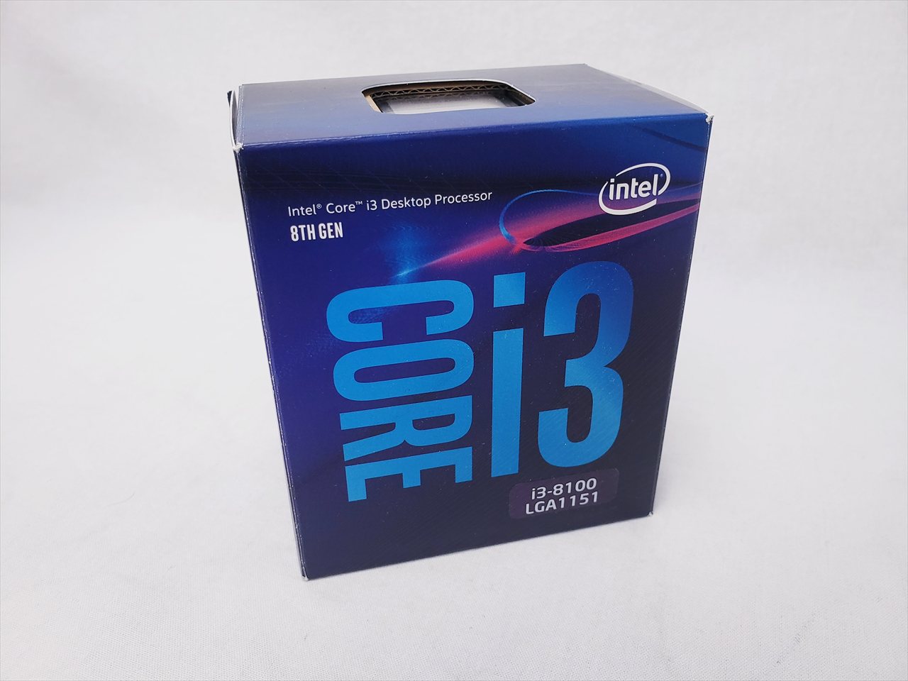 Core i3-8100 BOX (3.60GHz/ターボブーストなし/4-core 4-thread/Total