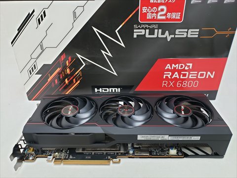 SAP-PULSERX680016GB/11305-02-20G SAPPHIRE SAPPHIRE PULSE Radeon RX 6800 OC 16G GDDR6 各サイトで併売につき売切れのさいはご容赦願います。