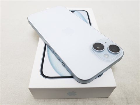 iPhone15 256GB ブルー /MTMR3J/A 【国内版 SIMFREE】 各サイトで併売につき売切れのさいはご容赦願います。