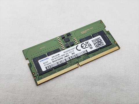 262Pin 5600(PC5-44800) 8GB DDR5 S.O.DIMM 各サイトで併売につき売切れのさいはご容赦願います。