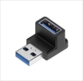 LAD-U3AMF90L USB3.2　USB-A(メス) to USB-A(オス) L型変換アダプタ