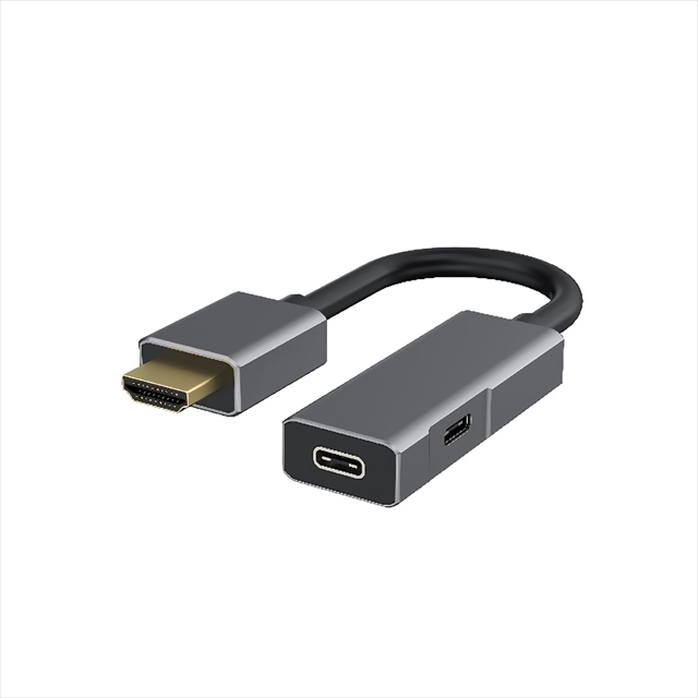 LAD-4K60HDMICF2 4K60Hz対応HDMI(オス) to Type-C(メス)変換アダプタ