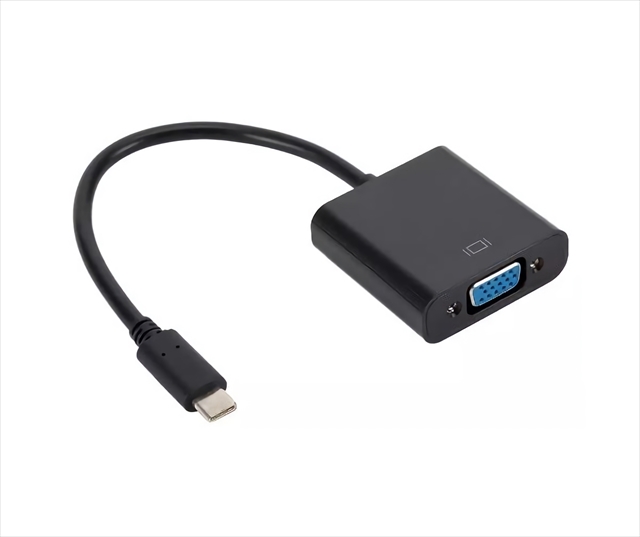 LAD-TYPECVGA VGA(メス) to Type-C(オス) 変換アダプタ