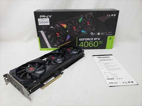 GeForce RTX 4060 Ti 8GB XLR8 ゲーミング VERTO EPIC-X RGB トリプルファン /VCG4060T8TFXXPB1 各サイトで併売につき売切れのさいはご容赦願います。