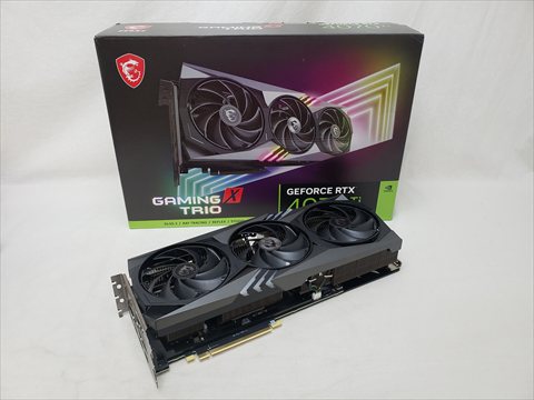 [保証確認] GeForce RTX 4070 Ti GAMING X TRIO 12G 各サイトで併売につき売切れのさいはご容赦願います。
