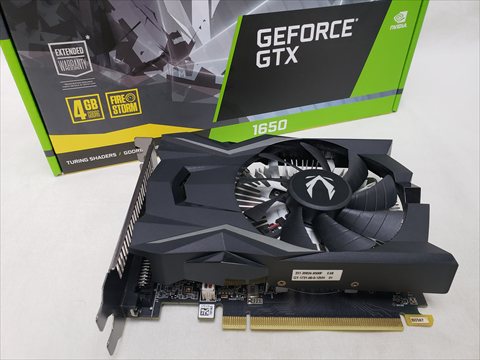 ZTGTX1650-4GBOCGDR6/ZT-T16520F-10L ZOTAC GAMING GeForce GTX 1650 OC GDDR6 各サイトで併売につき売切れのさいはご容赦願います。