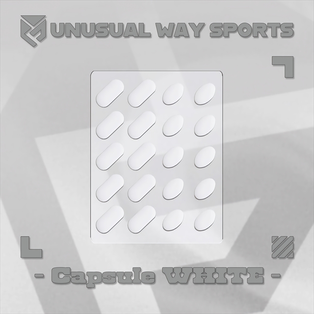 Unusual Way Sports Capsule 汎用型マウスソール White ☆6個まで￥250クリックポスト対応可能！