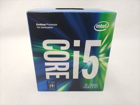 Core i5-7600 BOX (3.50GHz/ターボブースト時4.10GHz/4-core 4-thread/Total Cache 6MB/TDP65W/HD Graphics 630) 各サイトで併売につき売切れのさいはご容赦願います。