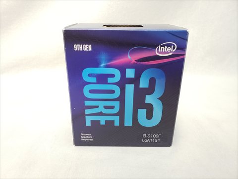 Core i3-9100F BOX (3.60GHz/ターボブースト時4.20GHz/4-core 4-thread/Total Cache 6MB/TDP65W) 各サイトで併売につき売切れのさいはご容赦願います。