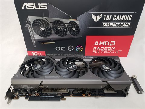 TUF-RX7800XT-O16G-GAMING 各サイトで併売につき売切れのさいはご容赦願います。