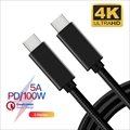 APX-CG2BK USB-TypeCケーブル 1m USB3．1 Gen2 20V/5A 100W対応 ☆3個まで￥300ネコポス対応可能！