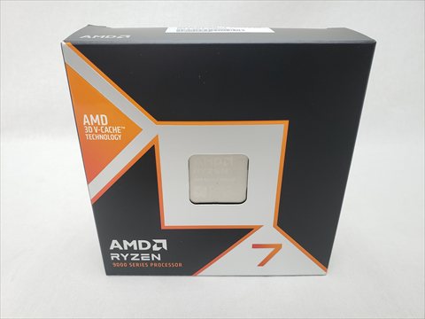 Ryzen7 9800X3D W/O Cooler (8C/16T、4.7Ghz(最大5.2)、120W、L2+L3 Cache 104MB、Radeon Graphics) 各サイトで併売につき売切れのさいはご容赦願います。