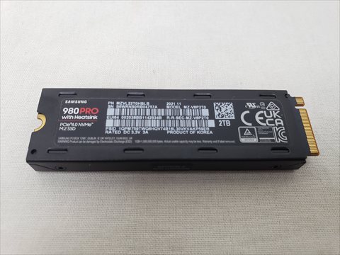 980 PRO with Heatsink MZ-V8P2T0C 各サイトで併売につき売切れのさいはご容赦願います。