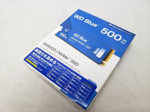 WD Blue SN5000 WDS500G4B0E 各サイトで併売につき売切れのさいはご容赦願います。