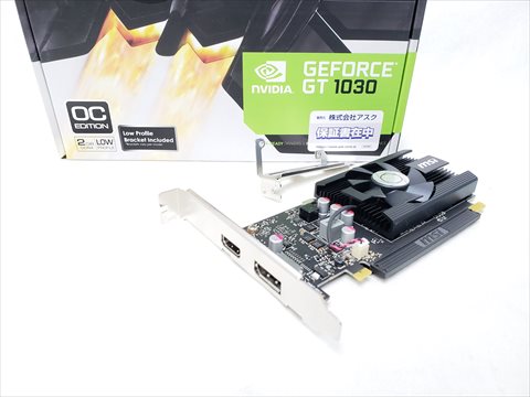 GeForce GT 1030 2GD4 LP OC 各サイトで併売につき売切れのさいはご容赦願います。