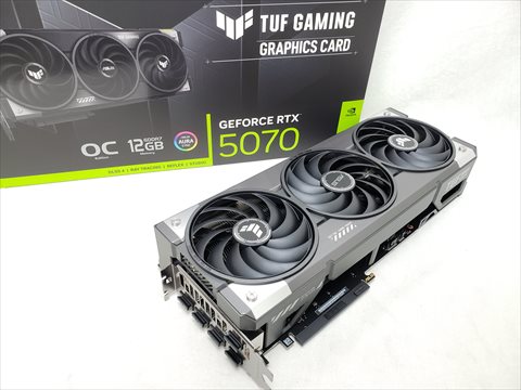[保証確認] TUF-RTX5070-O12G-GAMING 各サイトで併売につき売切れのさいはご容赦願います。