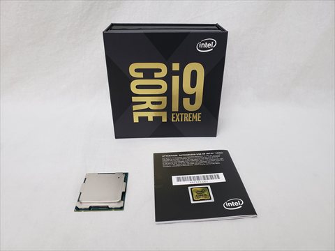 Core i9-10980XE BOX (3.0GHz/TB 4.6GHz/TB MAX 4.8GHz/18-core 36-thread/L3 24.75MB/TDP165W) 各サイトで併売につき売切れのさいはご容赦願います。