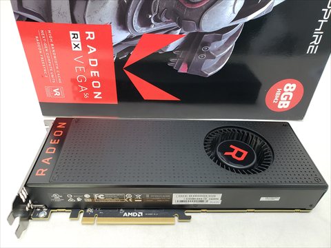 SAPPHIRE RADEON RX VEGA 56 8G HBM2 HDMI / TRIPLE DP (SA-RXVEGA-568GHB2/21276-00-20G) 各サイトで併売につき売切れのさいはご容赦願います。