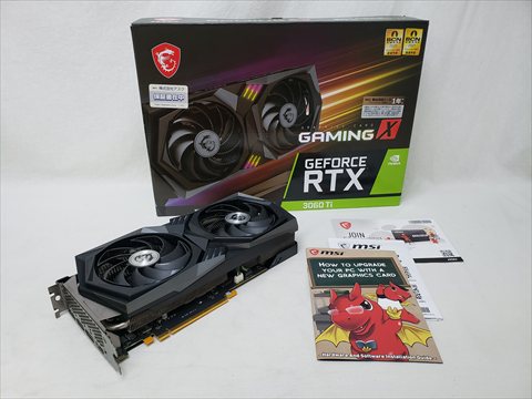 GeForce RTX 3060 Ti GAMING X 8G LHR 各サイトで併売につき売切れのさいはご容赦願います。