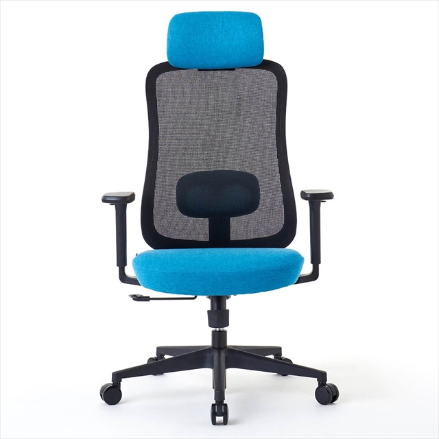 ROOM WORKS(ルームワークス) 北欧モダンスタイルワークチェア M2シリーズ ブラック/エメラルド RM2-BEM