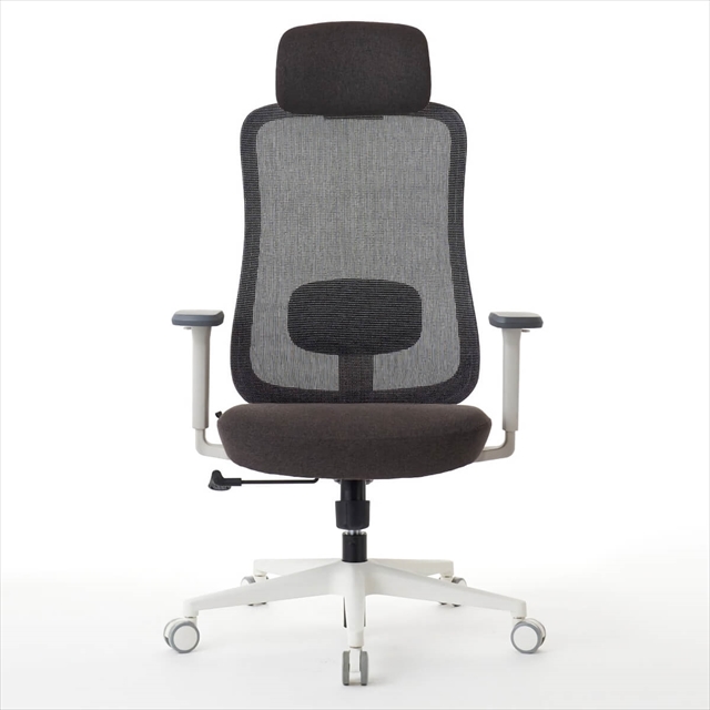 ROOM WORKS(ルームワークス) 北欧モダンスタイルワークチェア M2シリーズ ホワイト/ブラウン RM2-WBR