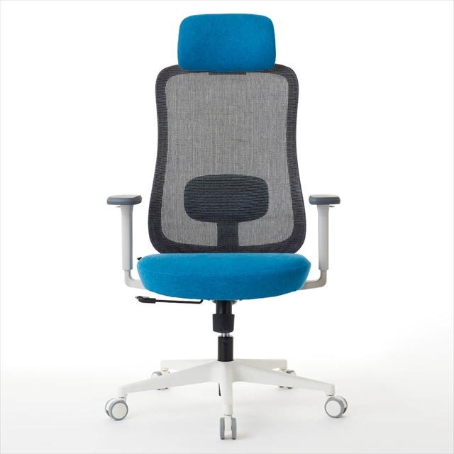 ROOM WORKS(ルームワークス) 北欧モダンスタイルワークチェア M2シリーズ ホワイト/エメラルド RM2-WEM