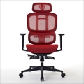 ROOM WORKS(ルームワークス) 多機能フルメッシュワークチェア M5シリーズ レッド RM5-RD