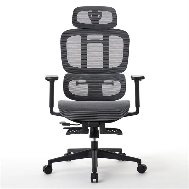 ROOM WORKS(ルームワークス) 多機能フルメッシュワークチェア M5シリーズ グレー RM5-GY