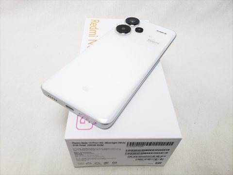 Redmi Note 13 Pro+ 5G （8GB/256GB） ムーンライトホワイト 【国内版 SIMFREE】 各サイトで併売につき売切れのさいはご容赦願います。