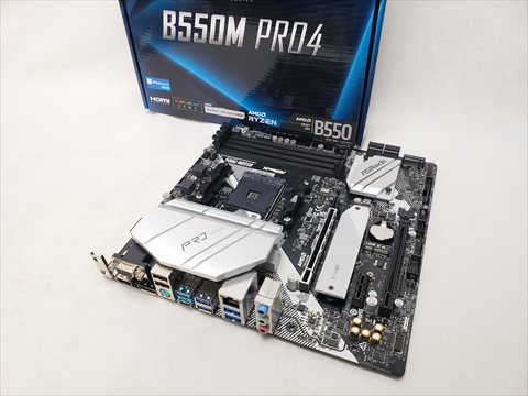 B550M Pro4 各サイトで併売につき売切れのさいはご容赦願います。