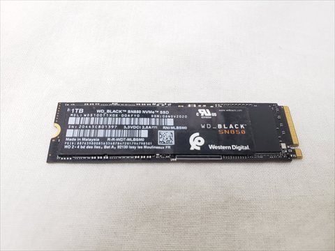 WD Black SN850 WDS100T1X0E 各サイトで併売につき売切れのさいはご容赦願います。